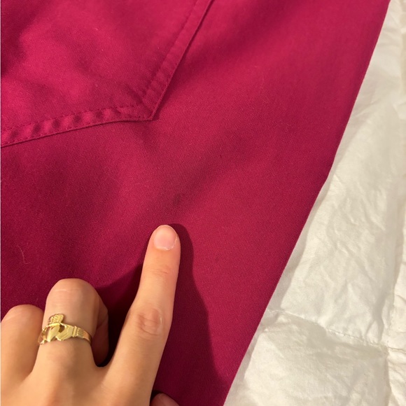 Figs dark magenta scrub set - Picture 4 of 4